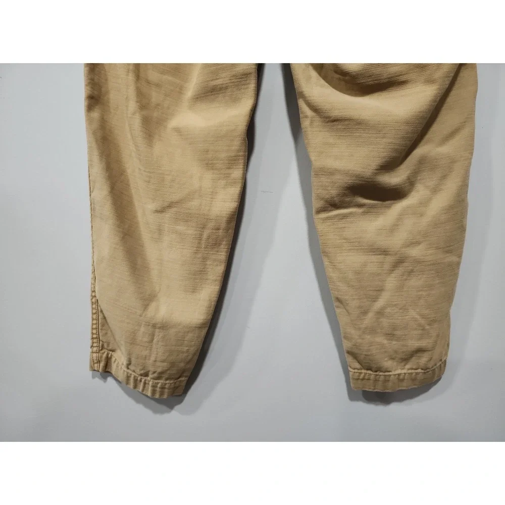 Madewell Cargo Pants Womens 27 Beige High Rise Pockets 100% Cotton Deep Pockets - Picture 12 of 14